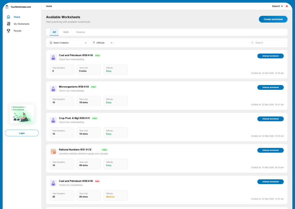 YourWorkSheet System